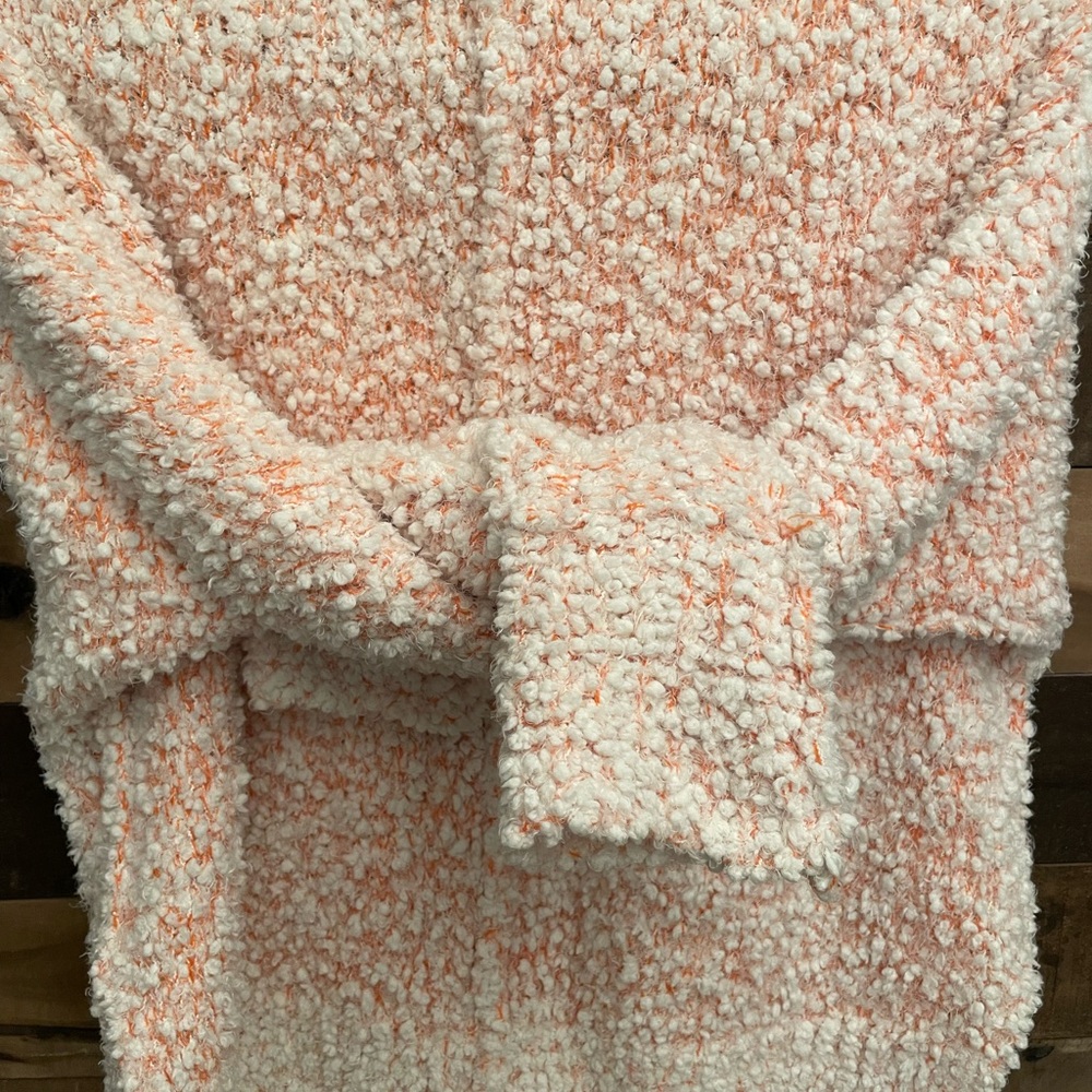 Hippie Rose Women's Cream and Pink Teddy sweater - Picture 7 of 7